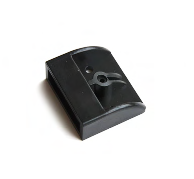 Кронштейн пластиковый R, черный