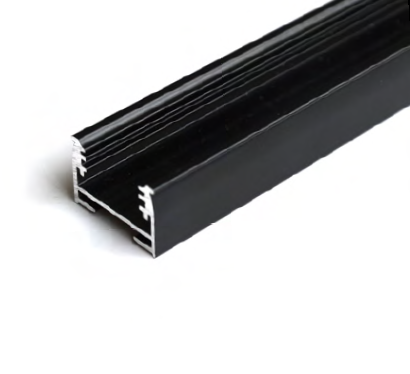 Профиль неподвижный R, черный матовый