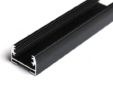 Профиль подвижный R, черный матовый