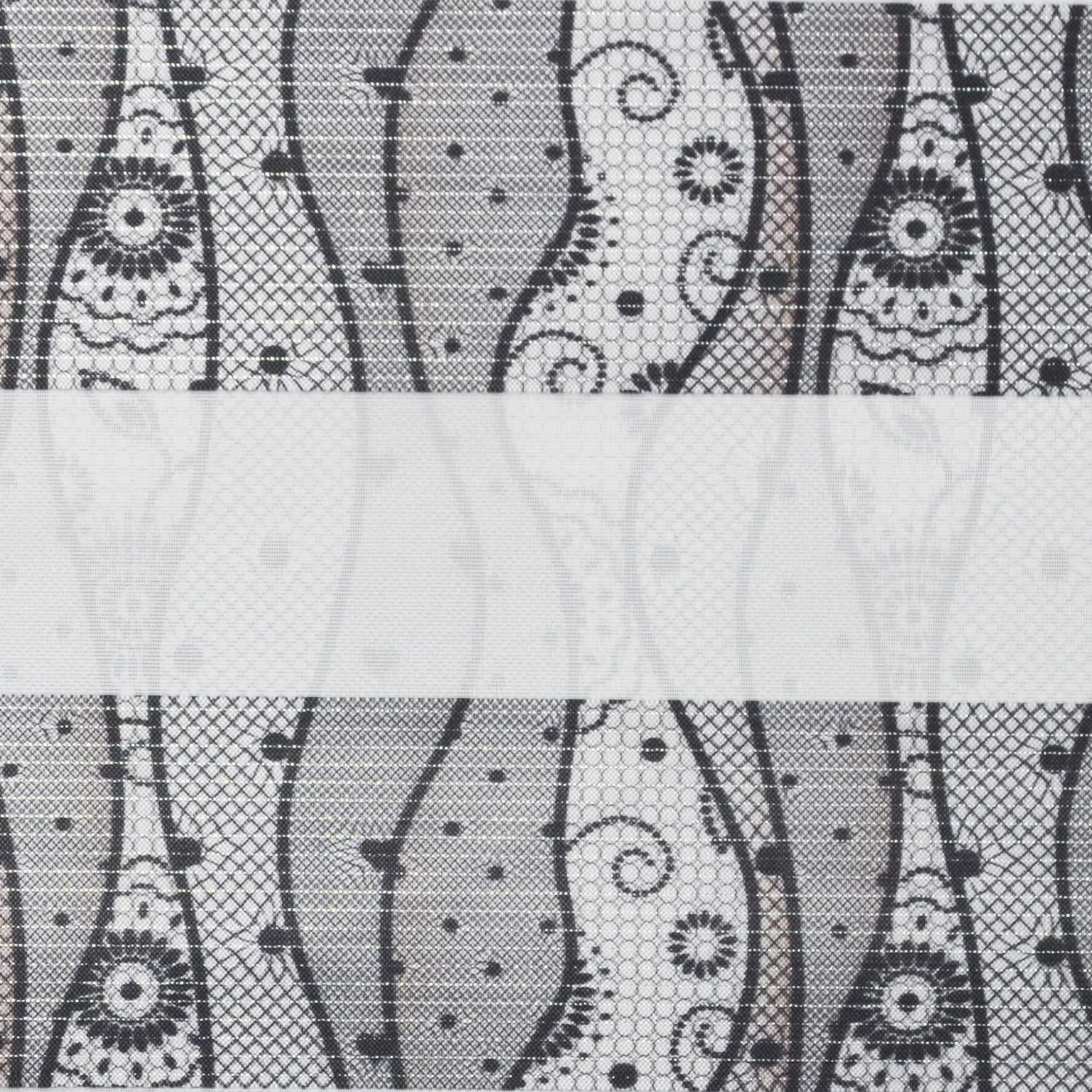 zebra LACE 1852 grey, 280 cm