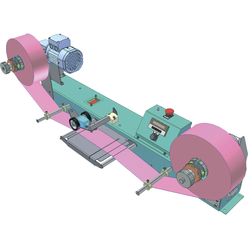 МАШИНА ДЛЯ ПЕРЕМОТКИ ТКАНИ